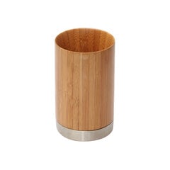 Стакан из бамбука BONJA цена и информация | Аксессуары для ванной комнаты | hansapost.ee