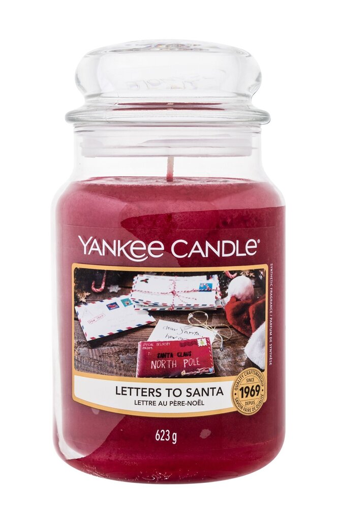 Lõhnaküünal Yankee Candle Letters to Santa 623 g цена и информация | Küünlad, küünlajalad | hansapost.ee