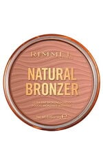 Бронзер Rimmel Natural Bronzer бронзовый 001 sunlight, 14г цена и информация | Бронзеры (бронзаторы), румяна | hansapost.ee