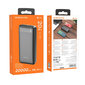 Valine aku Power Bank Borofone BJ19A Type-C PD 20W+Quick Charge 3.0 20000mAh must hind ja info | Akupangad | hansapost.ee