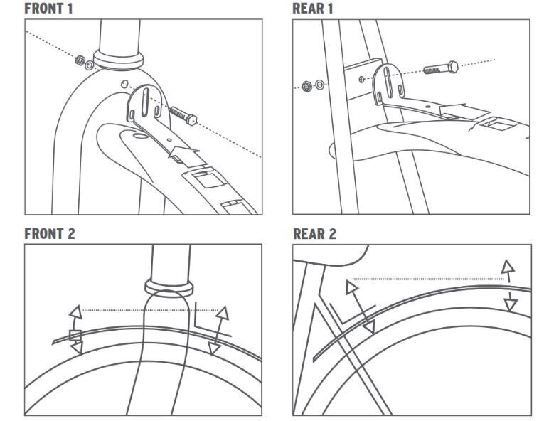 Porilaudade komplekt SKS Beavertail 26/28" hind ja info | Porilauad | hansapost.ee