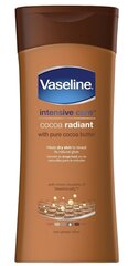 Лосьон для тела Vaseline Intensive Care Cocoa Radiant, 400 мл цена и информация | Кремы, лосьоны для тела | hansapost.ee