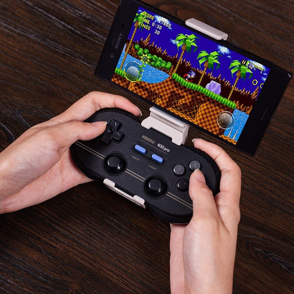 8BitDo Mobile puldi kinnitus for N30 Pro 2 Controllers - Grey (Mobile) hind ja info | Mängukonsoolide lisatarvikud | hansapost.ee