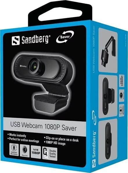 Sandberg USB 1080P SAver hind ja info | Veebikaamera | hansapost.ee