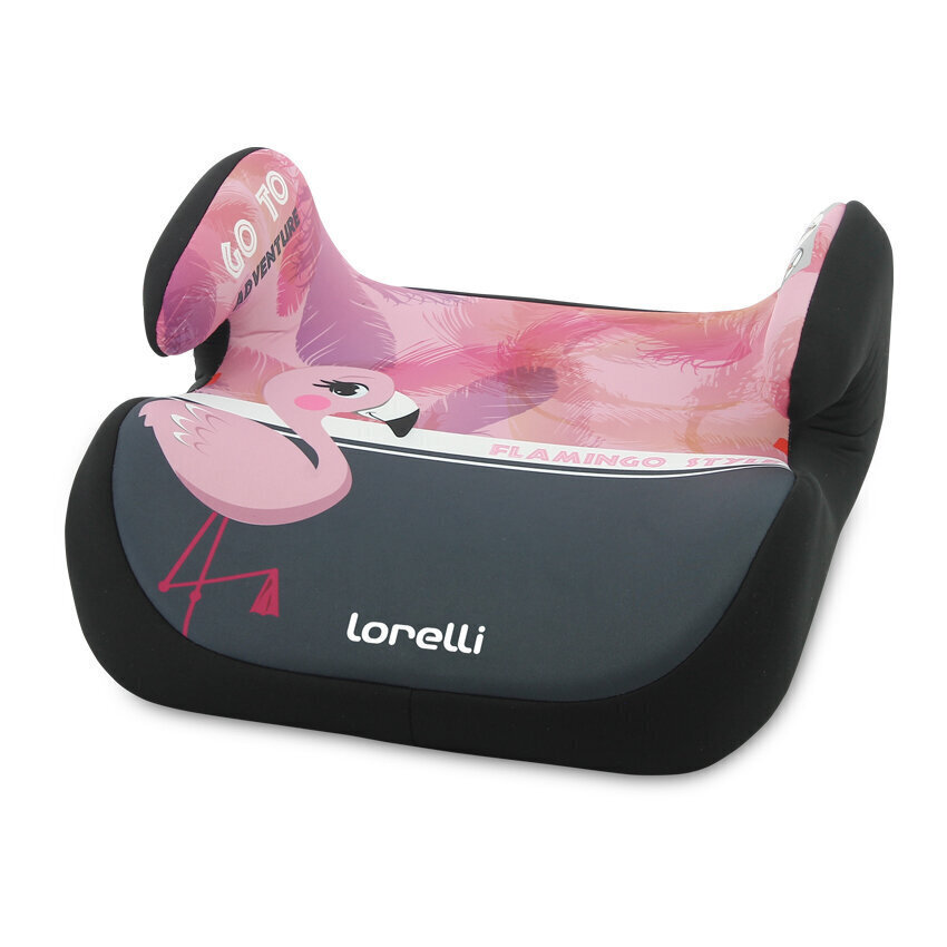 Turvaiste Lorelli Topo Comf, 15-36 kg, Flamingo Grey-Pink hind ja info | Turvatoolid ja turvahällid | hansapost.ee