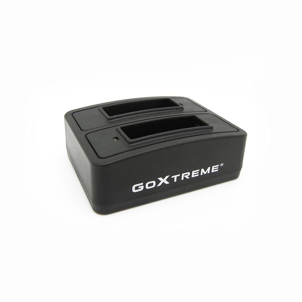 Topelt akulaadija GoXtreme Dual charger f. batt R-WiFi,Enduro,Disc,Pio цена и информация | Videokaamerate akulaadijad | hansapost.ee