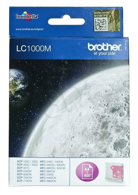 Brother LC1000M, Magenta ink cartridge (DCP-110 цена и информация | Tindiprinteri kassetid | hansapost.ee