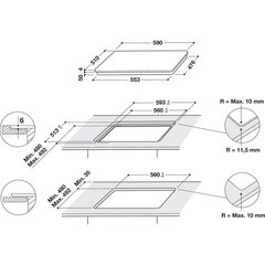 Whirlpool WLB4560NE/W hind ja info | Pliidiplaadid | hansapost.ee