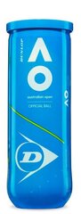 Теннисный мяч Dunlop Australian Open UpperMid 3-tube ITF цена и информация | Товары для большого тенниса | hansapost.ee
