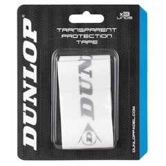 Reketi kaitseteip Dunlop, läbipaistev, 3 tk. hind ja info | Padel | hansapost.ee