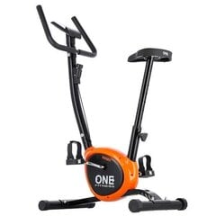 Jalgratta trenažöör One Fitness RW3011, must/oranž цена и информация | Велотренажеры | hansapost.ee