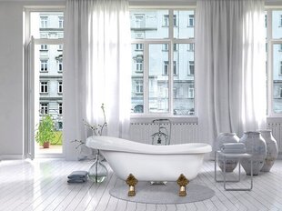 Акриловая ванна Mexen Retro, white+gold, 170x75 см цена и информация | Ванночки | hansapost.ee