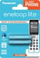 Panasonic eneloop aku lite AAA 550 Dect 2BP цена и информация | Fotoaparaatide akud ja patareid | hansapost.ee