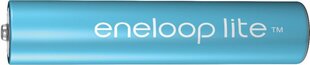 Panasonic eneloop аккумуляторные батарейки lite AAA 550 Dect 2BP цена и информация | Аккумуляторы, батарейки | hansapost.ee