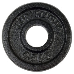 Ketas raskused Tunturi Black, 30 mm price and information | Dumbbells, barbells, weights | hansapost.ee