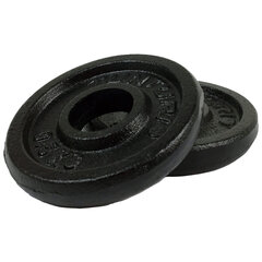 Весовые диски Tunturi Plates Black, 30 мм цена и информация | Гантели, гири, штанги | hansapost.ee
