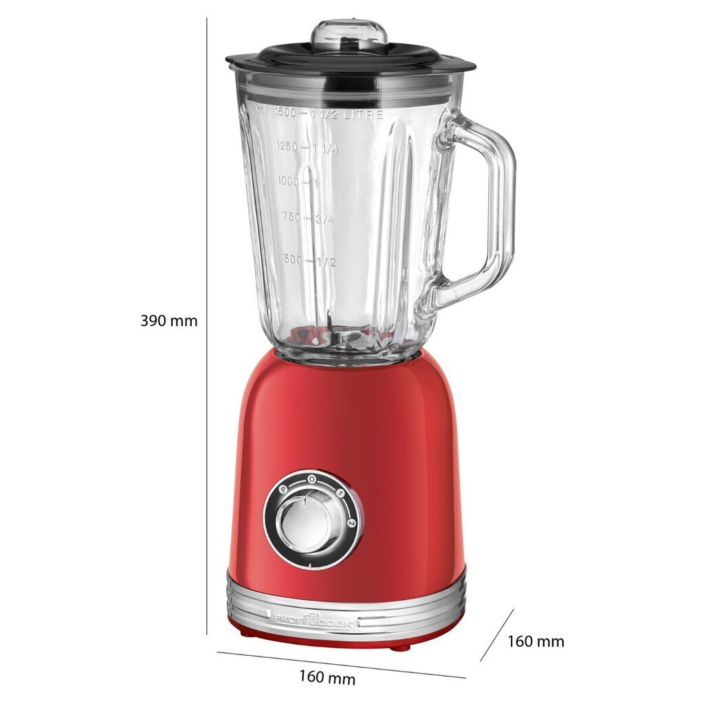 Blender ProfiCook PCUM1195R punane hind ja info | Blenderid | hansapost.ee