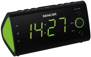 Sencor Радиочасы, зелёные цена и информация | Радиоприёмники | hansapost.ee