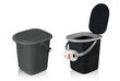 Kaanega WC Branq, must, 375x344x370 mm hind ja info | Muu matkavarustus | hansapost.ee