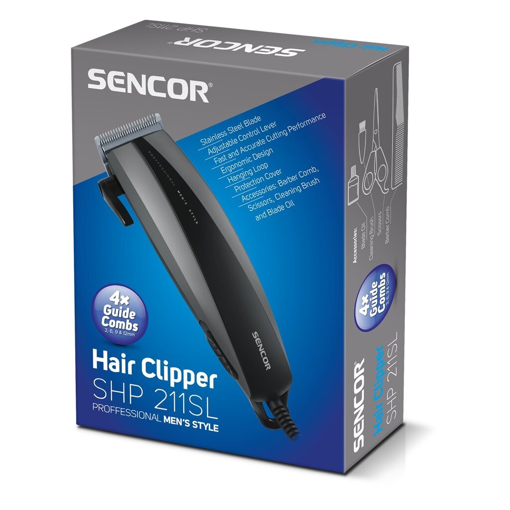 Sencor SHP 211 цена и информация | Juukselõikusmasinad ja trimmerid | hansapost.ee