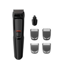 Мультитриммер Philips 6-в-1 Multigroom series 3000 цена и информация | Электробритвы | hansapost.ee