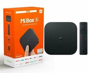 Multimeediamängija Xiaomi Mi TV Box S, must цена и информация | Мультимедийные проигрыватели | hansapost.ee