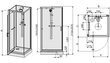 Nelja seinaga dušikabiin Sanplast Classic II kpl-KCDJ/CLII 80s цена и информация | Dušikabiinid | hansapost.ee