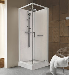 Nelja seinaga dušikabiin Sanplast Classic II kpl-KCDJ/CLII 80s price and information | Shower cabins | hansapost.ee