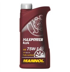 Синтетическое трансмиссионное масло Mannol 75W-140 Maxpower 4X4 цена и информация | Другие масла | hansapost.ee