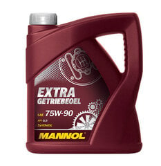 Transmissiooniõli Mannol Extra Getriebeoel SAE 75W-90, 4L цена и информация | Другие масла | hansapost.ee