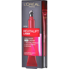 Silmakreem L'Oreal Paris Revitalift Laser, 15 ml цена и информация | Сыворотки, кремы для век | hansapost.ee