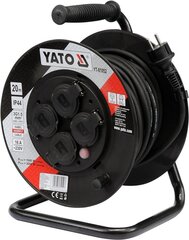 Pikendusjuhe alusega Yato H05RR-F, 20 m цена и информация | Рулонные удлинители | hansapost.ee