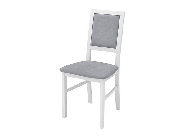 2-tooli komplekt BRW Robi, hall/valge цена и информация | Köögitoolid, söögitoolid | hansapost.ee