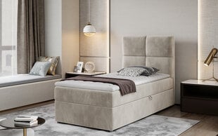 Кровать Nore Rivia 08, 90x200 см, бежевая цена и информация | Кровати | hansapost.ee