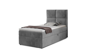 Кровать Nore Rivia 10, 90x200 см, серая цена и информация | Кровати | hansapost.ee