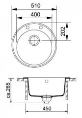 Köögivalamu FRANKE RONDA ROG 610-41 цена и информация | Раковины на кухню | hansapost.ee