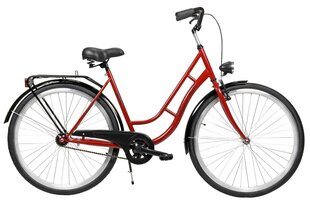 Городской велосипед AZIMUT Retro 28" 2021, красный цена и информация | Велосипеды | hansapost.ee