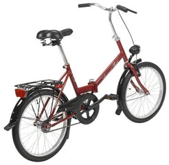 Kokkupandav jalgratas AZIMUT Fold 20" 2021, punane hind ja info | Jalgrattad | hansapost.ee