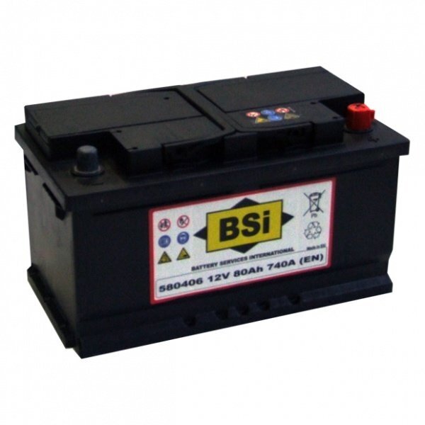 Aku BSI 80Ah 740A hind ja info | Autoakud | hansapost.ee