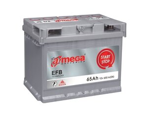Aku A-Mega EFB 65 Ah 650A 12 V hind ja info | Autoakud | hansapost.ee