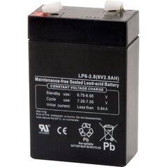 Аккумулятор LP6-2,8 T1 12V 2,8Ah VRLA цена и информация | Аккумуляторы | hansapost.ee