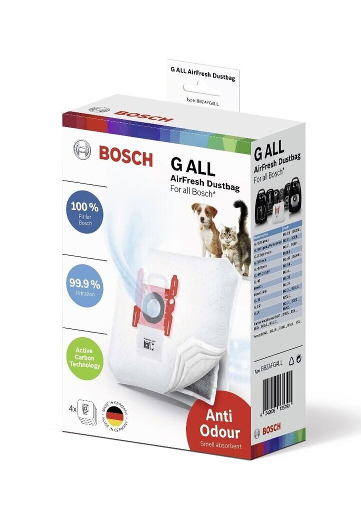 Bosch BBZAFGALL цена и информация | Tolmuimejate lisatarvikud | hansapost.ee