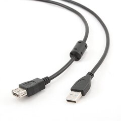 Gembird USB удлинитель USB 2.0 A (M) - (F), 4.5 м цена и информация | Кабели и провода | hansapost.ee