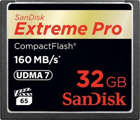 SanDisk Extreme Pro Compact Flash 32Гб (SDCFXPS032GX46) цена и информация | Карты памяти | hansapost.ee