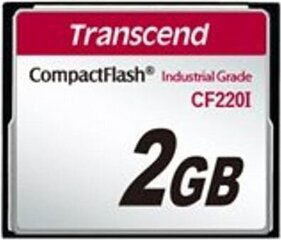 Transcend TS2GCF220I CompactFlash 2GB цена и информация | Карты памяти | hansapost.ee