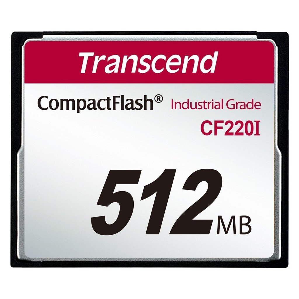 MEMORY COMPACT FLASH 512MB/SLC TS512MCF220I TRANSCEND цена и информация | Fotoaparaatide mälukaardid | hansapost.ee