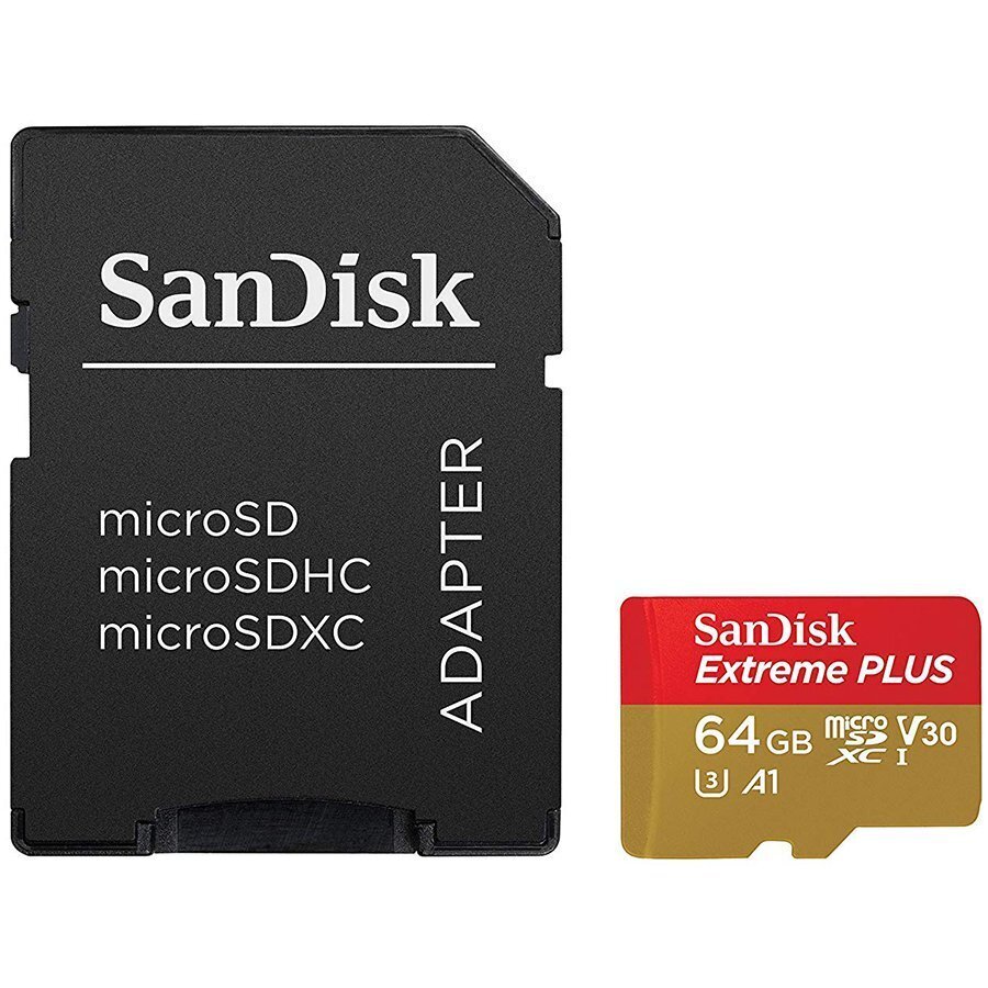 MEMORY MICRO SDXC 64GB CLASS10/W/A SDSQXBZ-064G-GN6MA SANDISK цена и информация | Fotoaparaatide mälukaardid | hansapost.ee