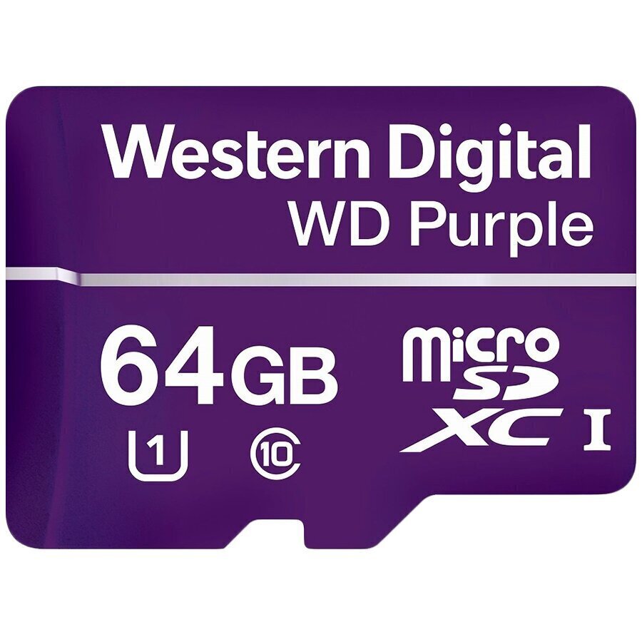 MEMORY MICRO SDXC 64GB UHS-I/WDD064G1P0C WDC цена и информация | Fotoaparaatide mälukaardid | hansapost.ee