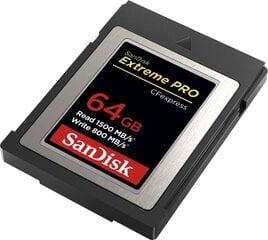 Mälupulk SANDISK Extreme Pro 64GB CFexpress Card hind ja info | Fotoaparaatide mälukaardid | hansapost.ee