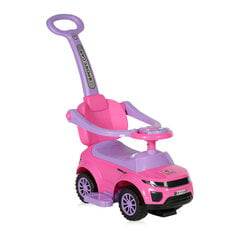 Käepidemega lükatav auto Lorelli OFF ROAD, roosa hind ja info | Beebide mänguasjad | hansapost.ee